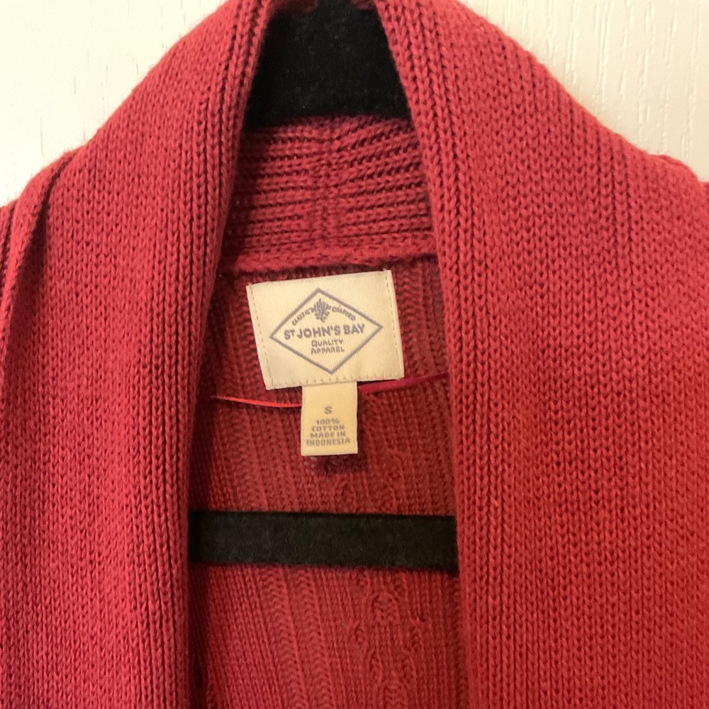 NWOT St. John’s Bay Long Open Cardigan